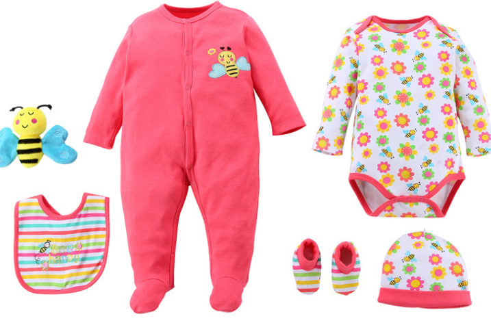 6 piece Baby romper set-Bear_cubs