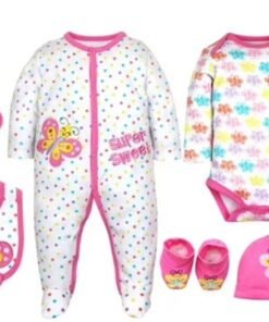 6-piece-baby-romper-set-bodysuit-baby-hat