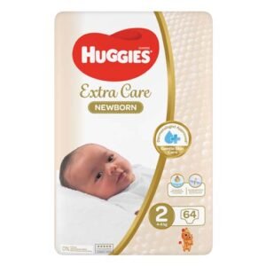 Huggies Newborn Jumbo Size 2 64's