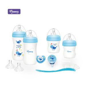 Momeasy Newborn Baby Feeding Set - blue