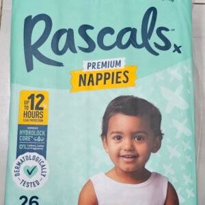 Rascal+Friends Premium Adhesive Junior Kids Nappy Diapers Size 7 (18 Kgs & Above) - 26 Pieces