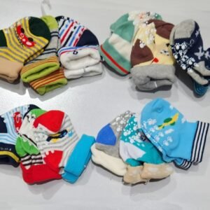3 pairs set Anti Slip/Skid Socks 0-6 months - Boy