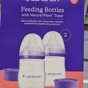 Lansinoh Pack of 2 Feeding Bottle 160ml with NaturalWave® Teat