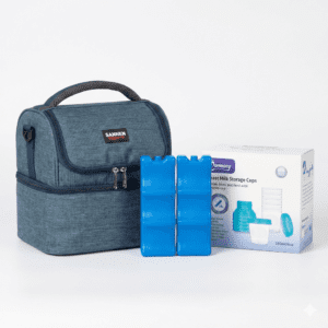 2 Compartment Cooler Bag with 2 Icepacks + 6 Momeasy Storage Cups (Copy)