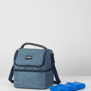 2 Compartment Cooler Bag with 1 Icepack