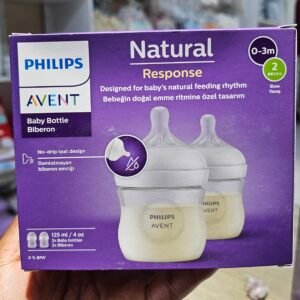 Philips Avent Natural Response 3.0 Baby Feeding Bottle 125ml Pack of 2 Age- Newborn & Above