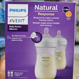 Philips Avent Natural Response 3.0 Baby Feeding Bottle 260 ml Pack of 2 Age- 3-6