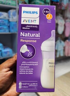 Philips Avent Natural Response 3.0 Baby Feeding Bottle 260 ml Age- 3-6
